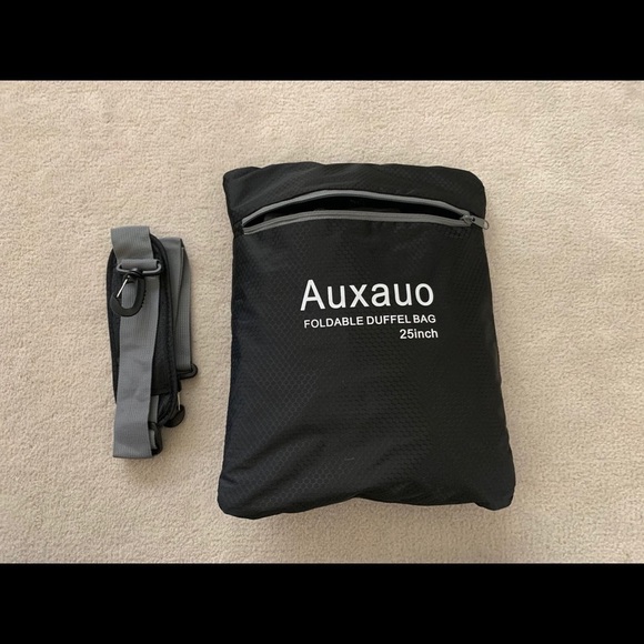 New 65L Travel Duffel Bag Foldable/Lightweight blk - Picture 16 of 16